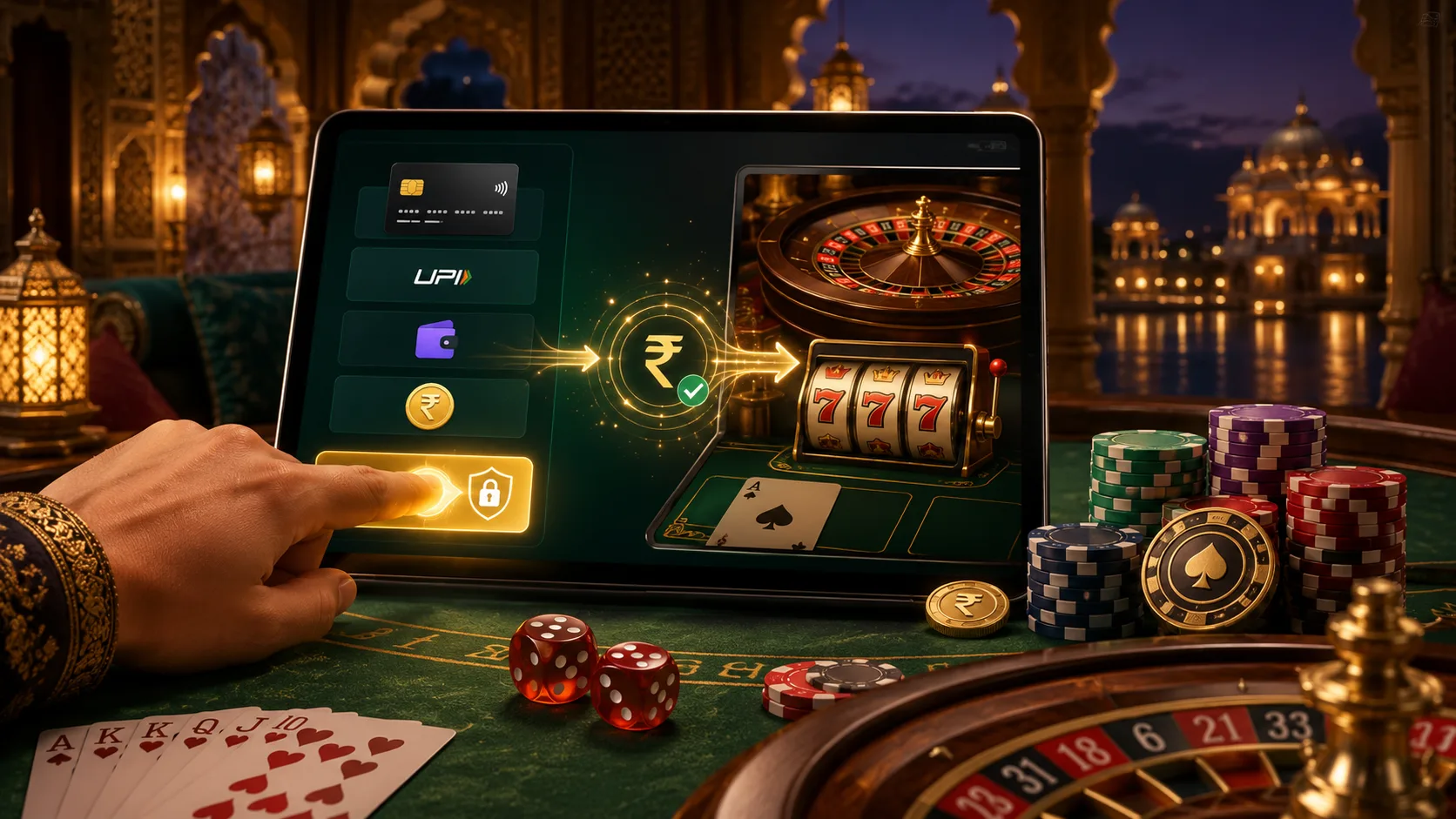 Cashier deposit steps for Casino Guru players in India