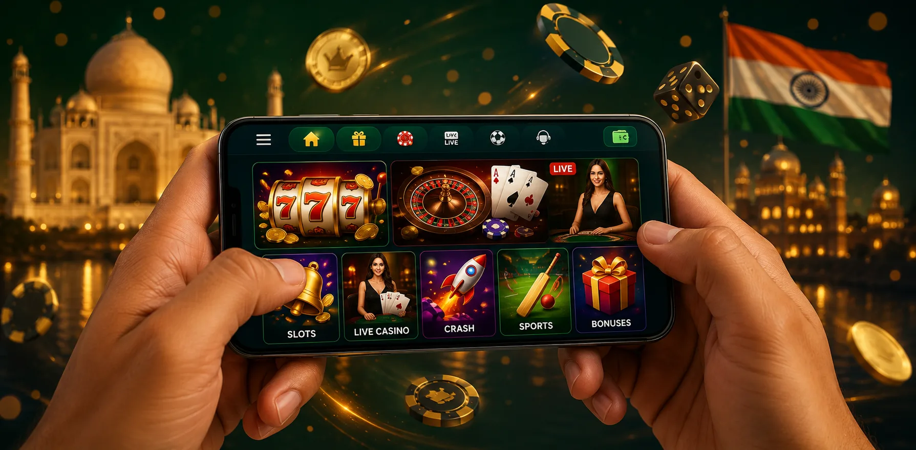 Casino Guru mobile-friendly reviews and bonus listings on a smartphone in India