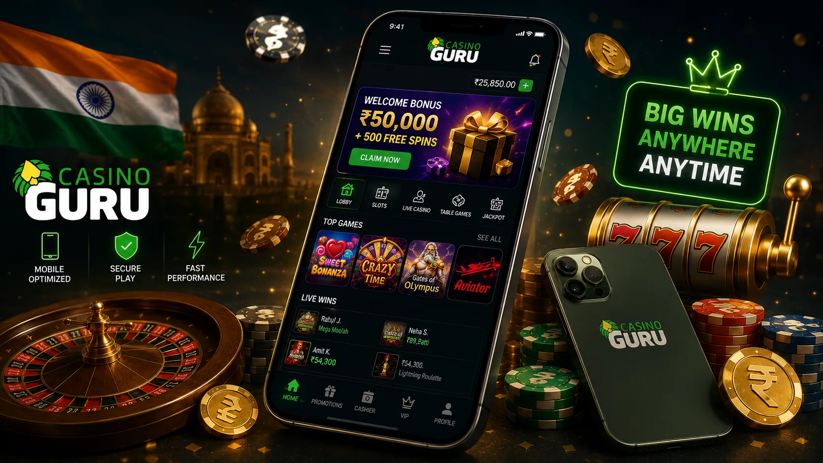 मोबाइल पर Casino Guru कैसीनो रिव्यू और बोनस जानकारी